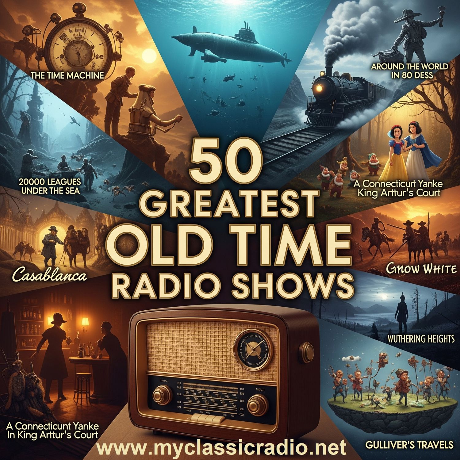 50 Greatest Old Time Radio Drama Shows